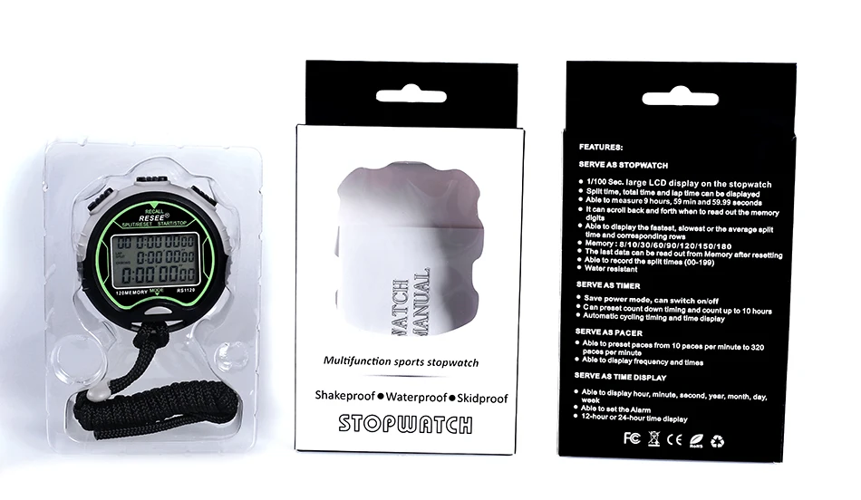 120lap memories digital stopwatch ,stop watch RS-6120