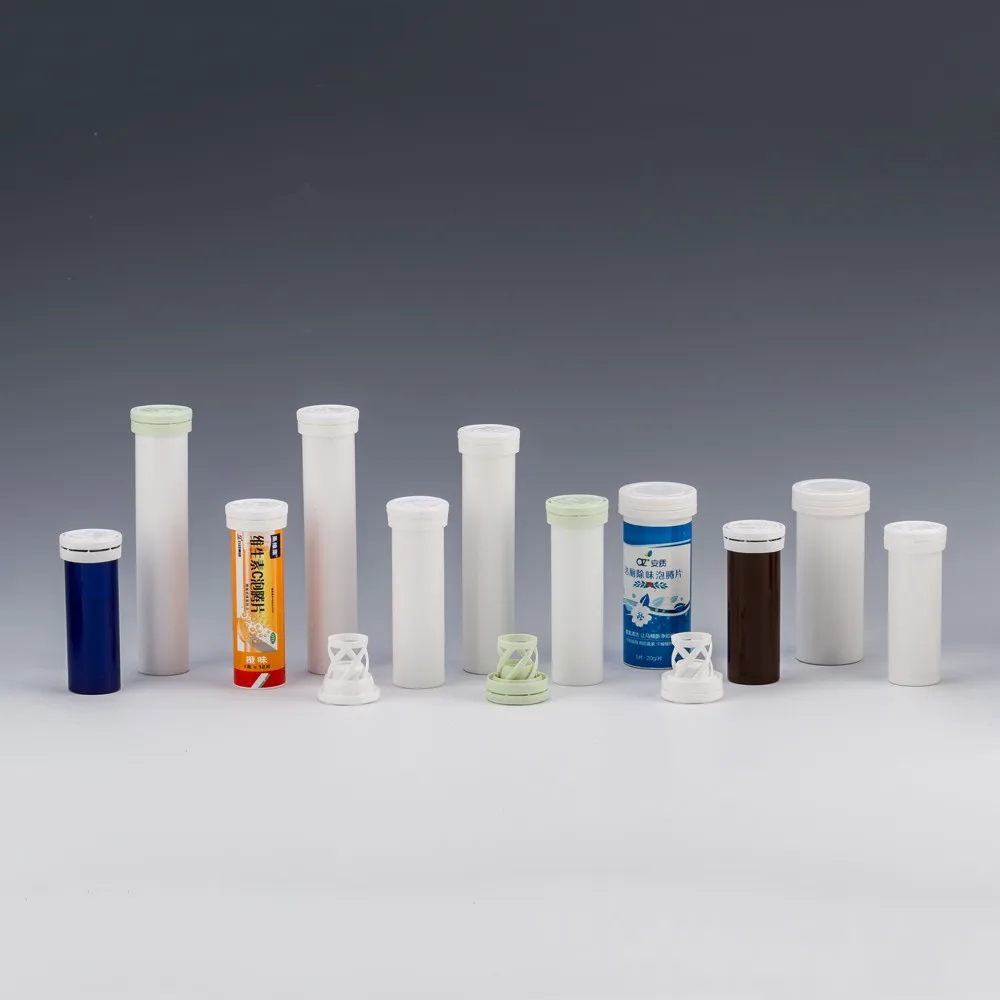 Empty Effervescent Tablet Tubes 84mm 99mm 96mm 133mm 144mm Plastic Pp