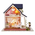 Handmade Doll House Furniture Miniatura Diy Doll Houses Miniature Dollhouse Wooden Toys For Children Grownups Birthday