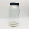 China 750 ml disposable glass mason jars carrier bubble tea mason jar
