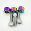 Aluminum machining anodizing finish cup washer