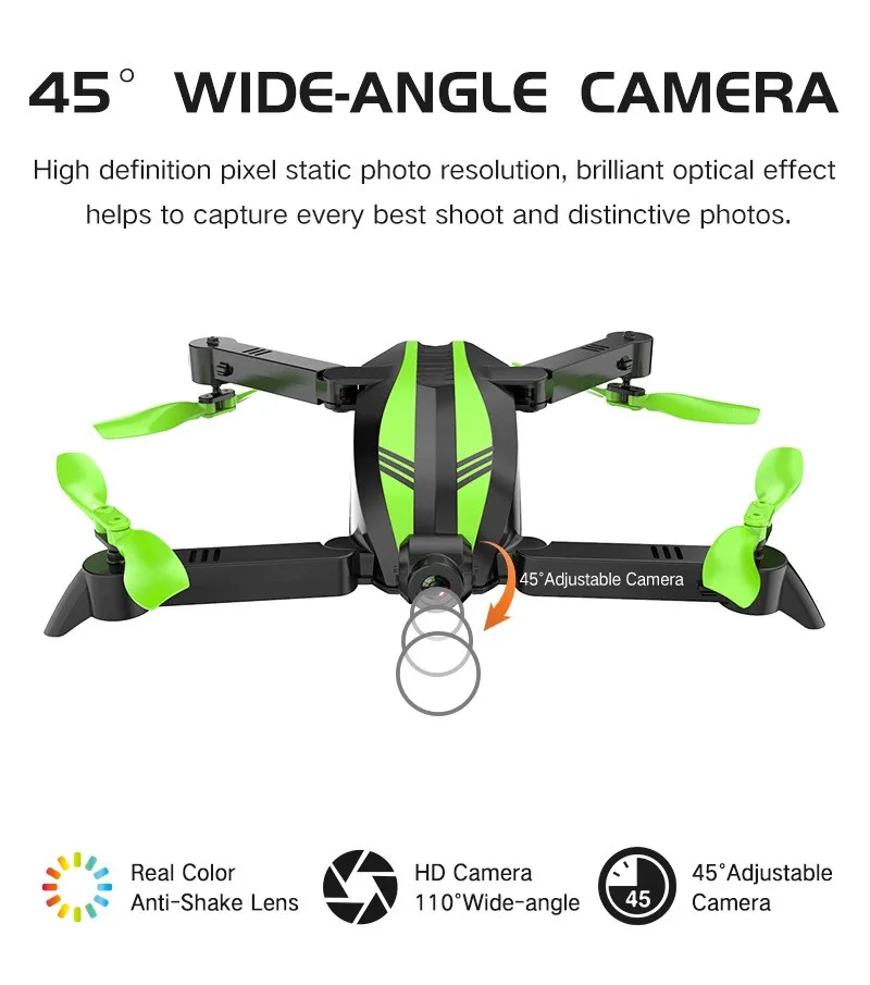 Global Drone Gw68 Small Drone With Hd Camera With Wide Angle Hulk Green