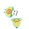 avocado shape usb stick custom shape usb disk Soft PVC flash drive keychain 2gb 4gb 8gb fruit u disk