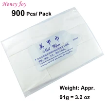 900PCS Package Hot Sale Nail Tools Bath Manicure Gel Nail Polish Remover Lint Free Wipes 100