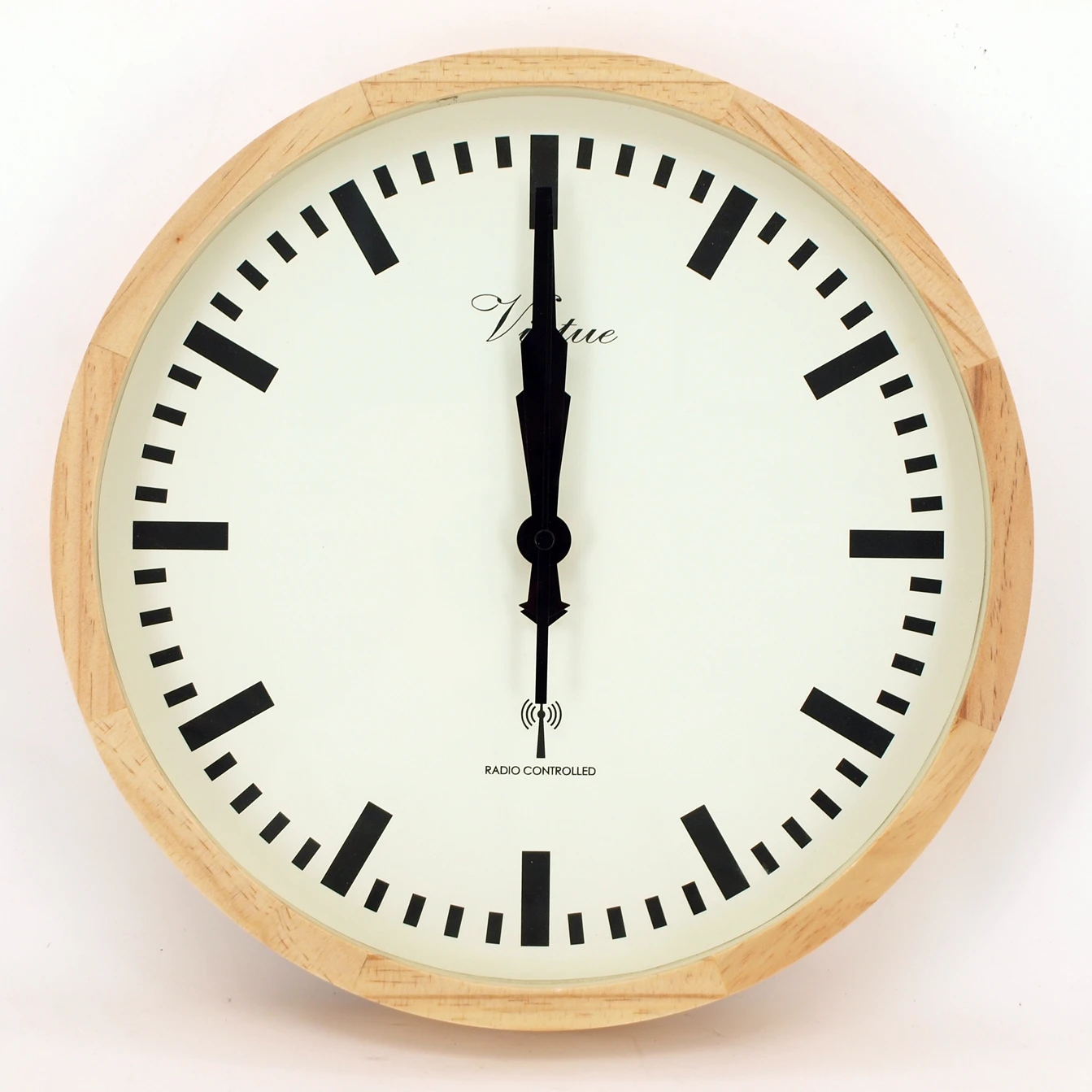 Wood Frame Radio Controlled Wall Clock Buy Radio Controlled Wall