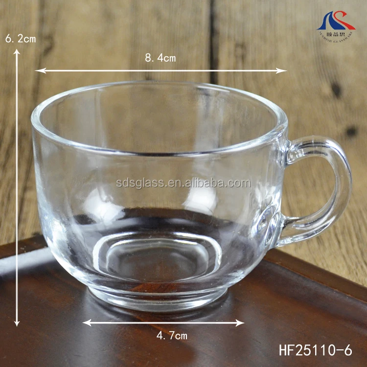 large glass mug