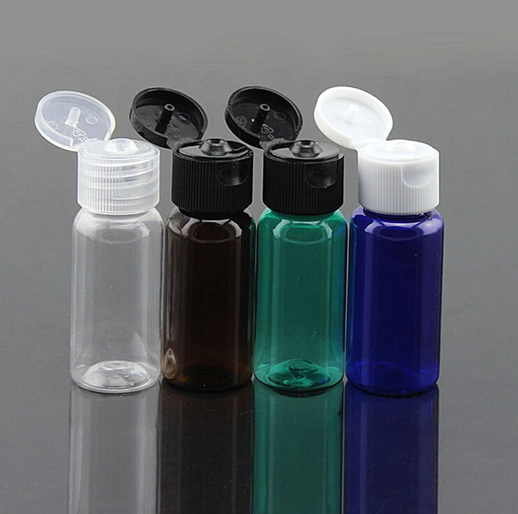 Shampoo Plastic Travel Bottles With Flip Top Cap,Refillable Travel