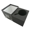 Top and bottom gift box with black foam insert for cup packaging