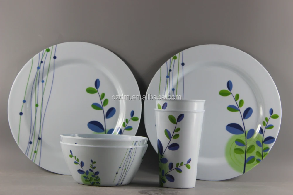 16 pcs melamine dinner ware sets