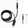 9mm diameter head 5M long cable 6 LED lights deep well HD 2MP electronical endoscope camera with DVR system