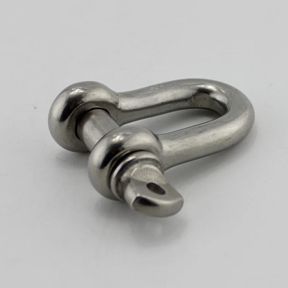 High Quality SS304/316 Captive Screw Pin US Type D Shackle