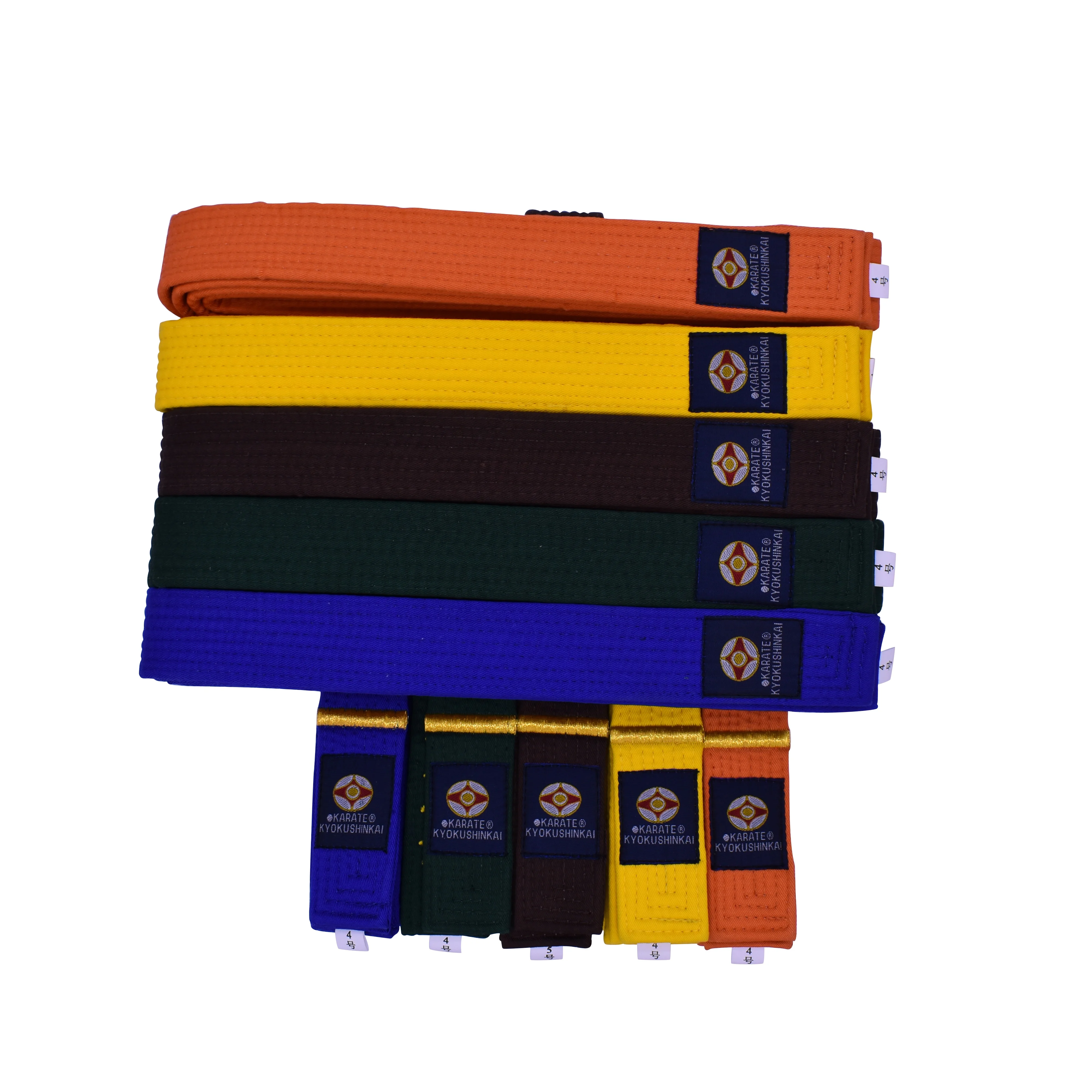 Colorful Cotton Martial Arts Belts Karate Belts - Buy Colorful Martial ...