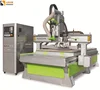 Cheap HZ1325 Automatic tool changer CNC 4 axis router machine / wooden cabinet wardrobe CNC cutting machine 1300*2500mm