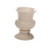 Oyster white marble bath tumbler toothbrush holder