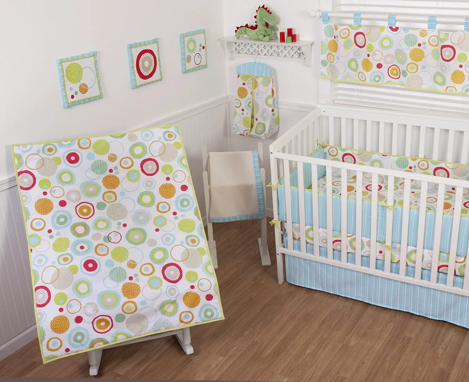 Buy Sumersault Crib Bedding Set 10 Piece Soft Nursery Simple Circles Brights In A Bag In Cheap Price On Alibaba Com