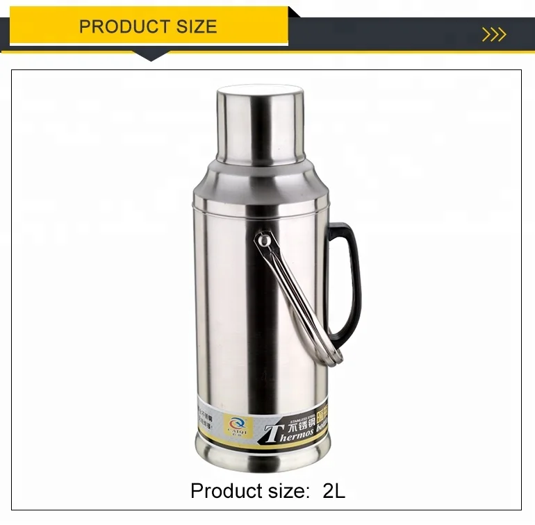 2l Classic Glass Liner Insulated Thermos Water Jug For Family Water Bottle Glass Inner Buy
