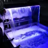 led artificial waterfall fireplace lighting