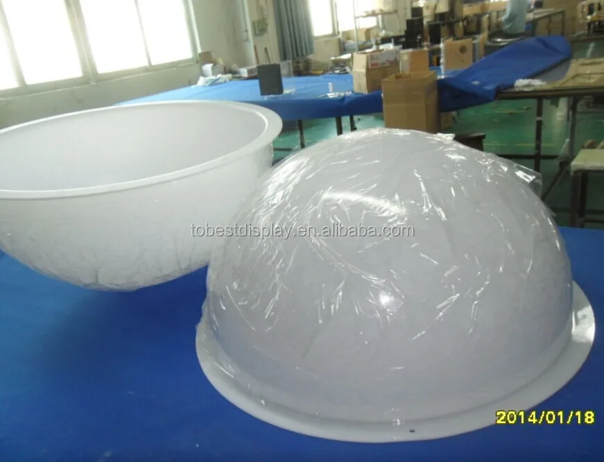 Hot Sale New And Classic Large Acrylic Plastic Half Dome Projection