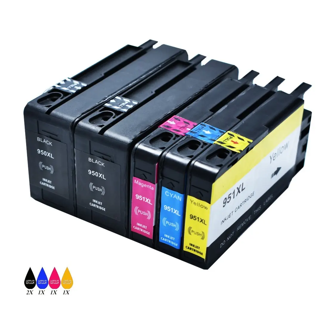 Get Quotations · JUSTCOLOR 950XL 951XL Compatible Ink Cartridges Replacement for 950 951 for OfficeJet Pro 8600 8610 8620