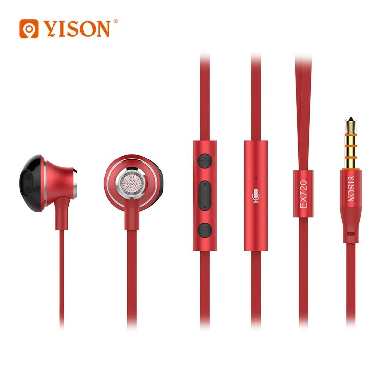 YISON In Ear Headphones for iPhone Earphones Wired Earbuds + Microphone & Remote Control