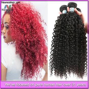Wholesale Price Red Curly Brazilian Hair Weave Kinky Curly Hair