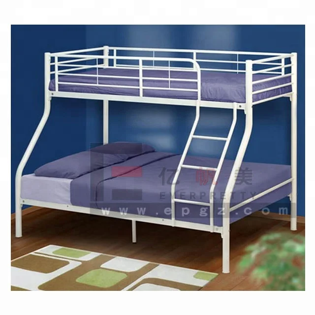 Modern Twin Metal Loft Bed With Wood Desk Buy Twin Metal Loft Bed