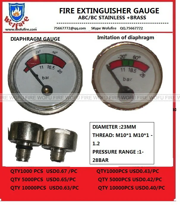 Portable Fire Extinguisher Dcp Pressure Gauges Buy Gauges,Pressure