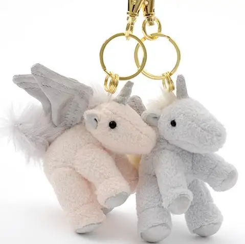 unicorn plush keychain