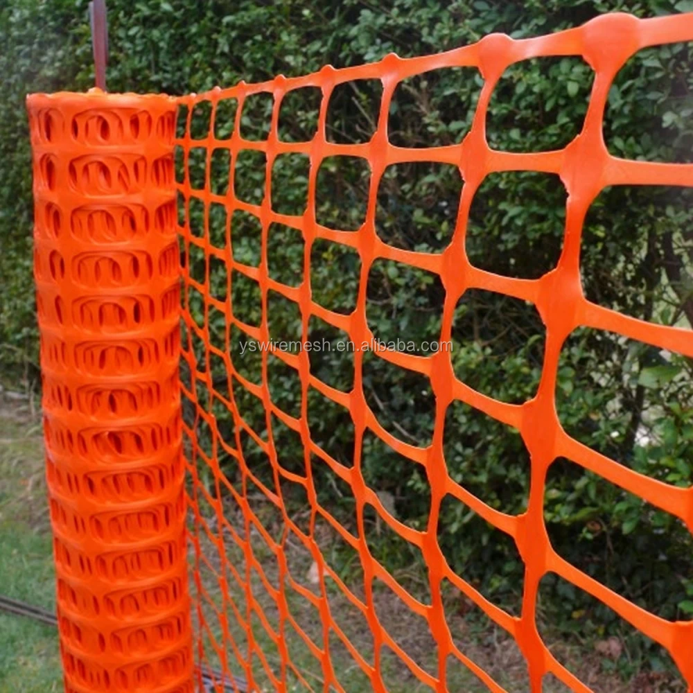 Orange Plastic Security Fencesafety Orange Barrier Meshplastic