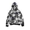 custom unisex hip hop pullover sweatshirt tie dye hoodie sport tops