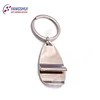 Promotional item zinc alloy metal plain sublimation beer opener key chain,promotional aluminum metallic key ring bottle opener