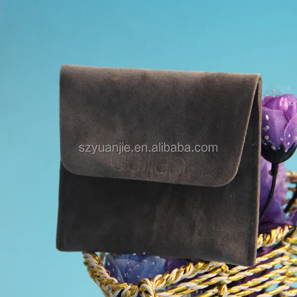 Custom Embossed Felt Envelop Jewelry Pouches Wholesale Buy Jewelry