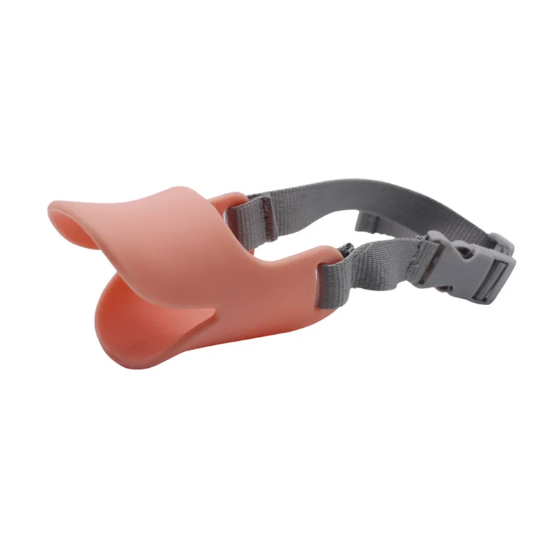Dog Muzzle Mouth Gag Instrument Silicone Cover Guard Dog Mouth Mask