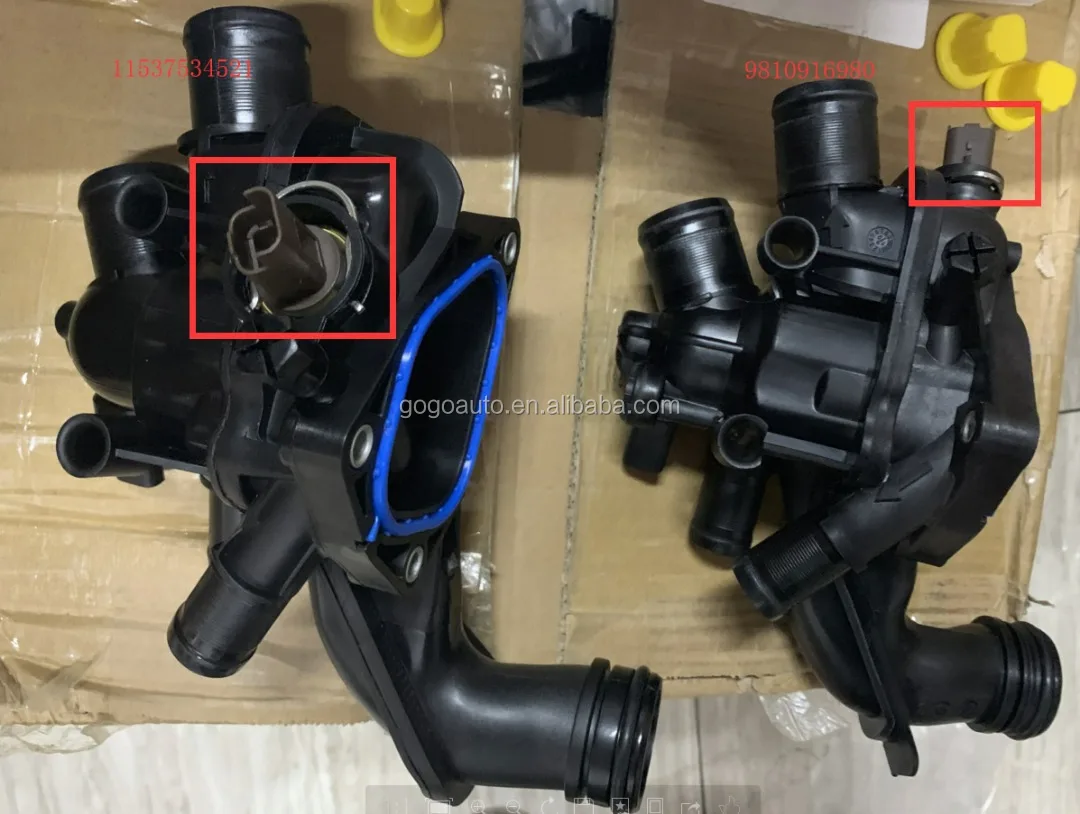 Engine Coolant Thermostat W/ Housing For Bmw Citroen C4 Mini Cooper