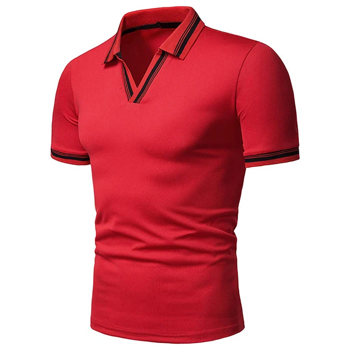 Red Polo Shirt,Polo Shirt Plain,Men's Polo Golf Shirt,Fscaps.jpg