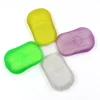 Compact Paper Soap in Plastic Box Packing 20pcs/Pack