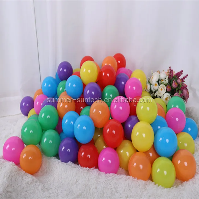 Wholesale Colorful Plastic Ball7.5 Cm Pit Balls,5cm 6cm 7cm Cheap Soft Plastic Ball Toys For