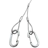 Y fit 1.5mm stainless steel hanging suspended cable kit with carabiner for hanging lights