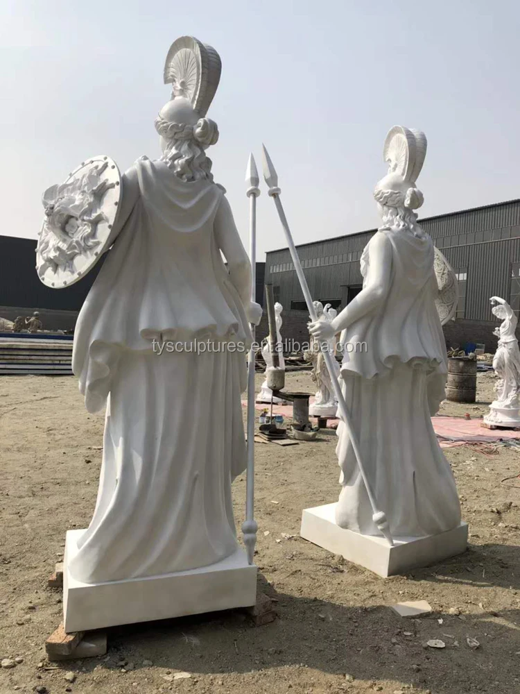 In Stock Large Size Fiberglass Athena Statue Sculpture For Sale Buy
