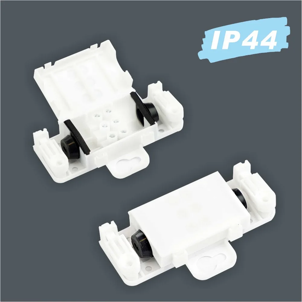 Plastic White Ip44 Waterproof Mini Cable Junction Box Connector For