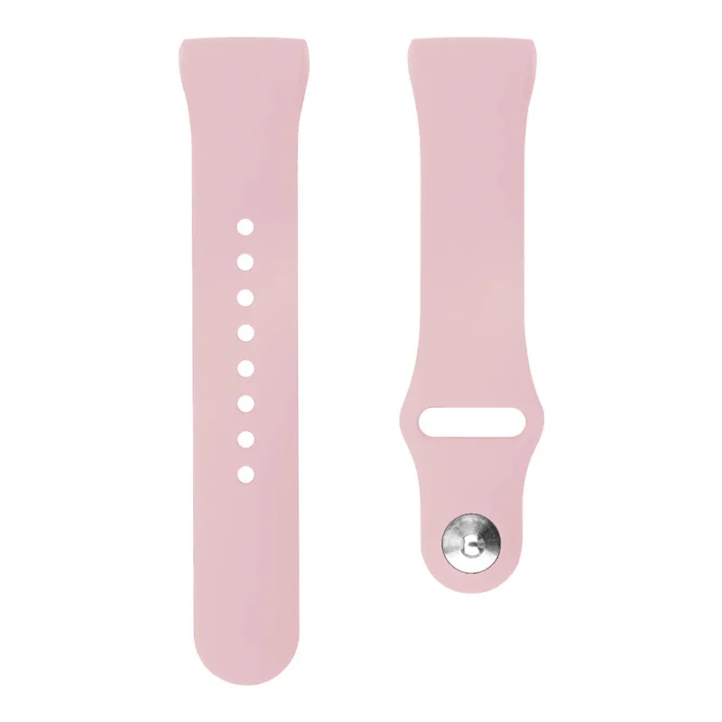 Custom Soft Silicone Rubber Replacement Sport Wrist Watch Band For Fitbit Charge 3