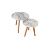 Contemporary Outdoor Shop Book End Table Coffee Table Set