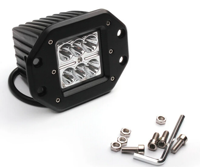 18w 24w Flush Mount Led Work Light 12v Spot Flood 24watt Cube Led Work Light Buy High Quality