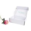 Hot sale unique mailer box inside print custom hair packaging boxes white corrugated box for skincare perfume bottle