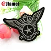 Custom compass hand organic cotton embroidery cloth patch