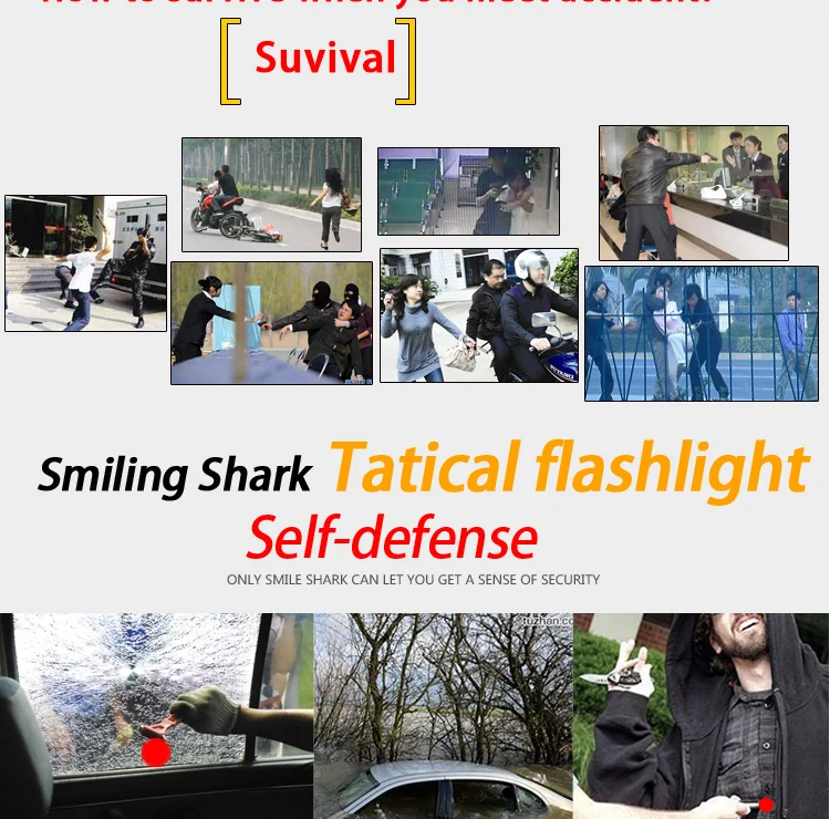 1000 Lumens Zoomable pen  LED  Flashlight 5 Modes Adjustable Torch Focus Water Resistant Camping Torch for Outdoor Sports