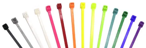 coloured cable ties