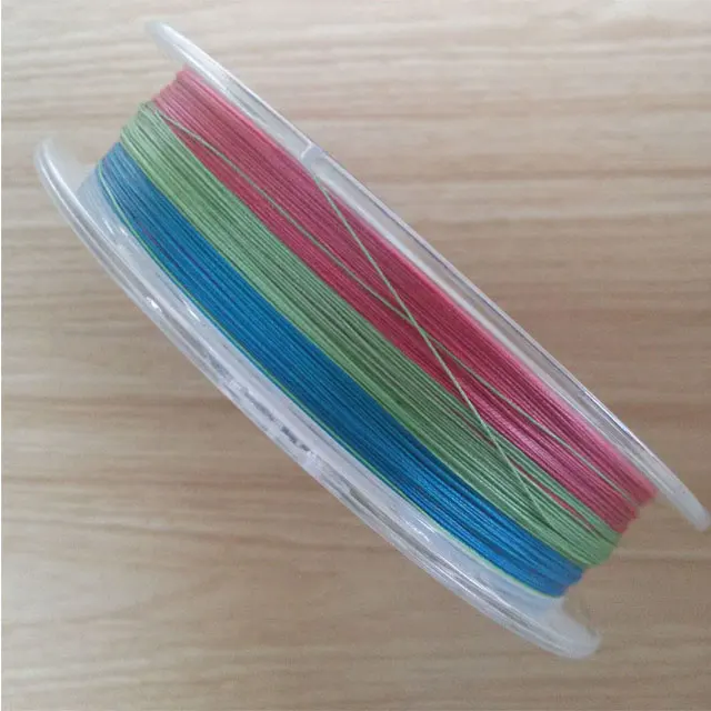 Líneas de hilo trenzado de pesca PE