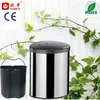 Dust bin 12L home cover trash cans medical waste container bin dustbin/GYT12-3B-YS