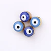 Fashion Jewelry accessory gold plated evil eye small hole spacer beads for necklace